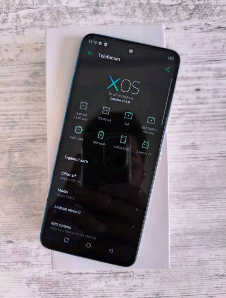 TAKAS OLUR 3 GÜNLÜK 24 AY GARANTİLİ FATURALI 128GB İNFİNİX HOT 11S - 4
