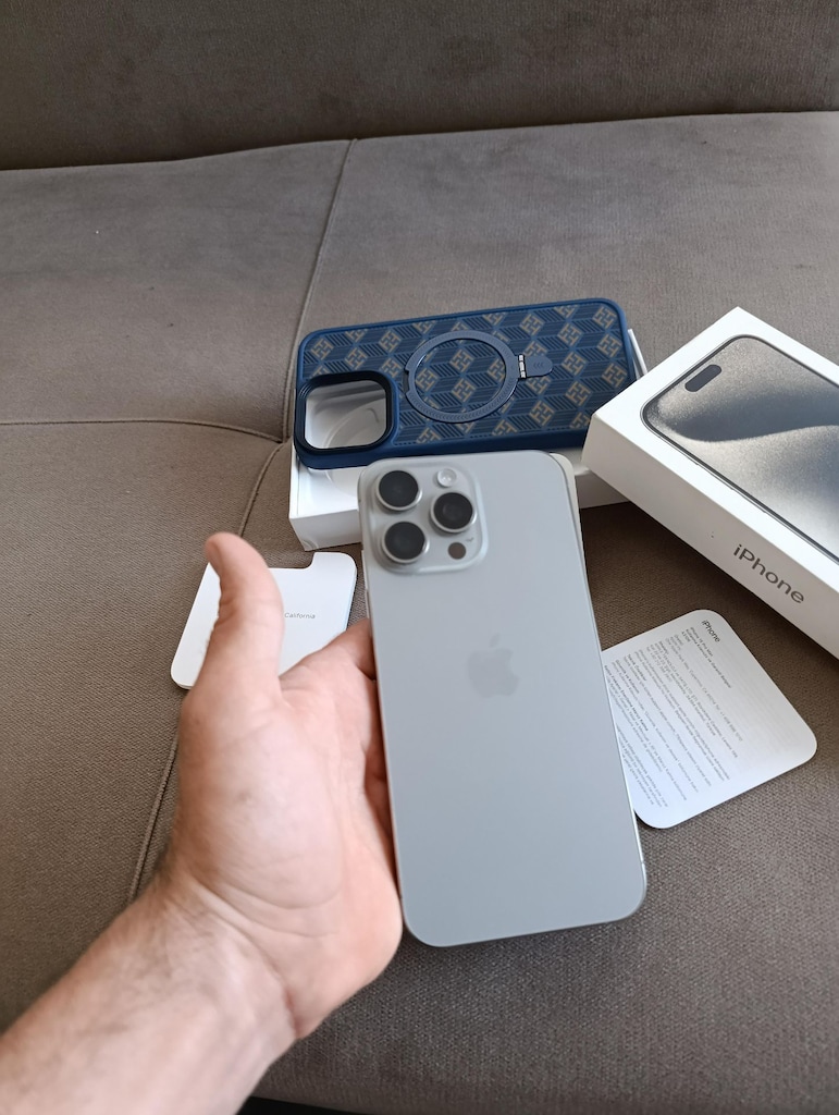 İPhone 15 Pro Max 512 GB Yurt içi 14 Ay Garantili