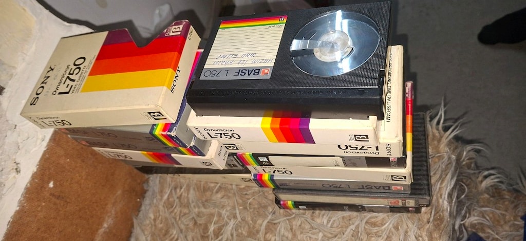 Sony ve BASF L750 Video Kasetler - 2
