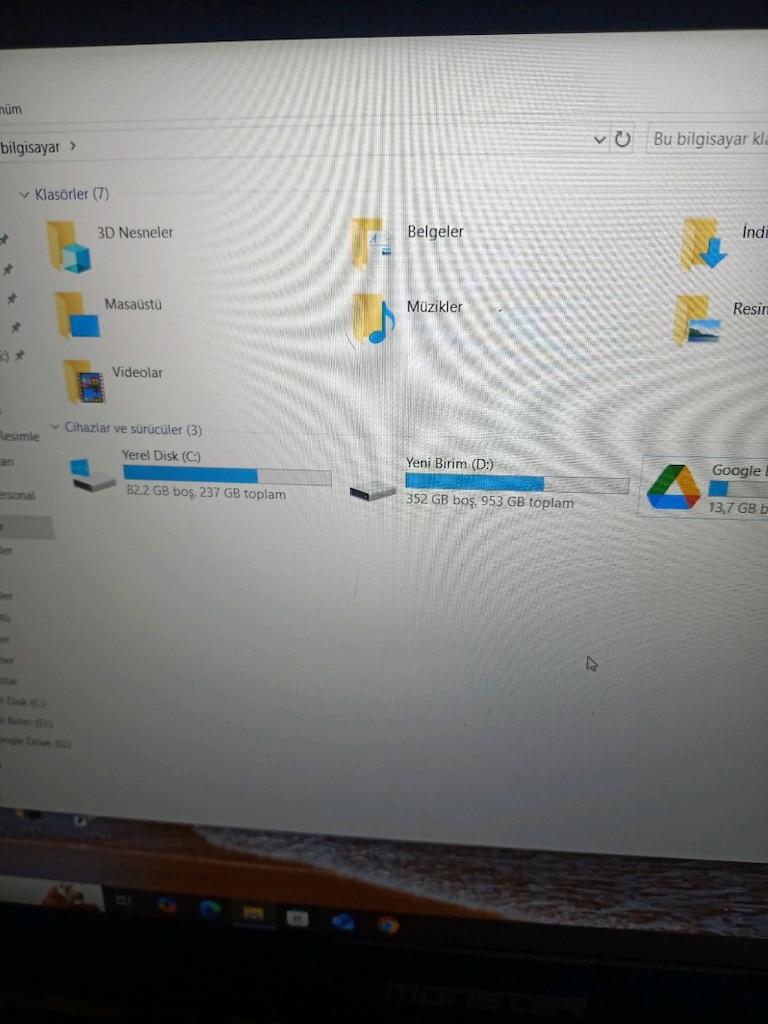 Bu güne özel fiyat!! Monster Abra A5 V17.1/ 3050 Ekran kartlı /1TB M2 - 6