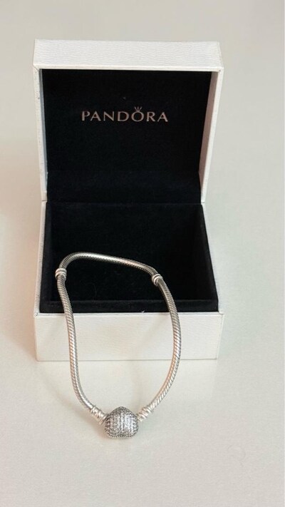 Pandora Gümüş Taşlı Kalp Charm