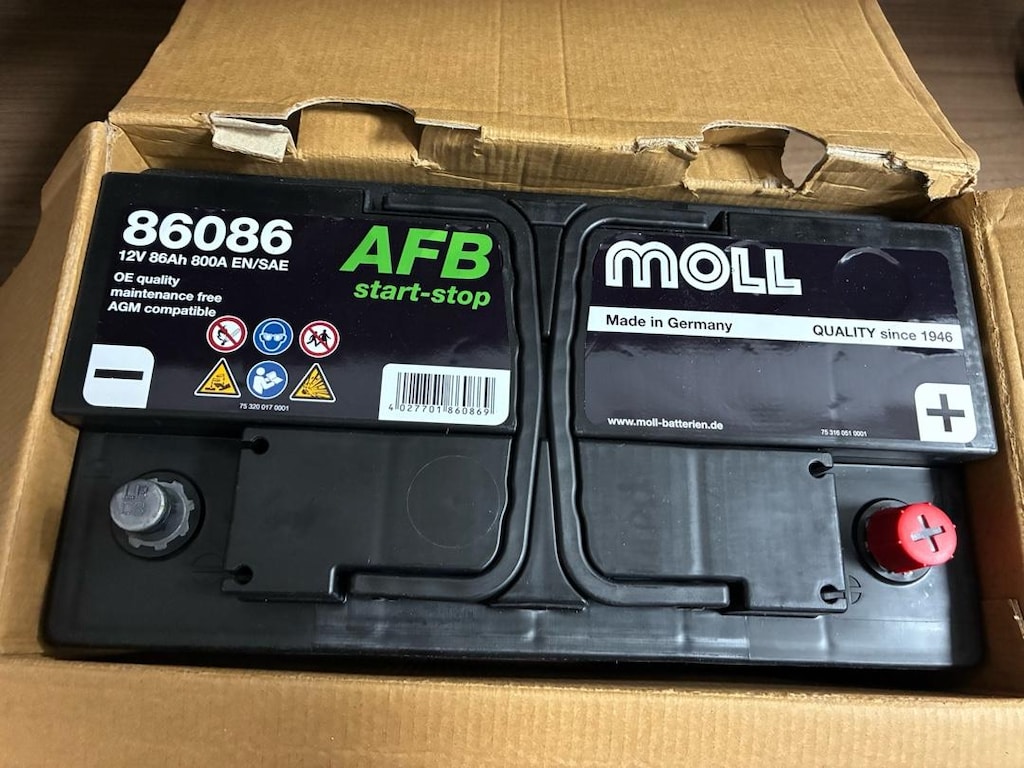 MOLL 86086 12V 86 Ah AFB akü - 3
