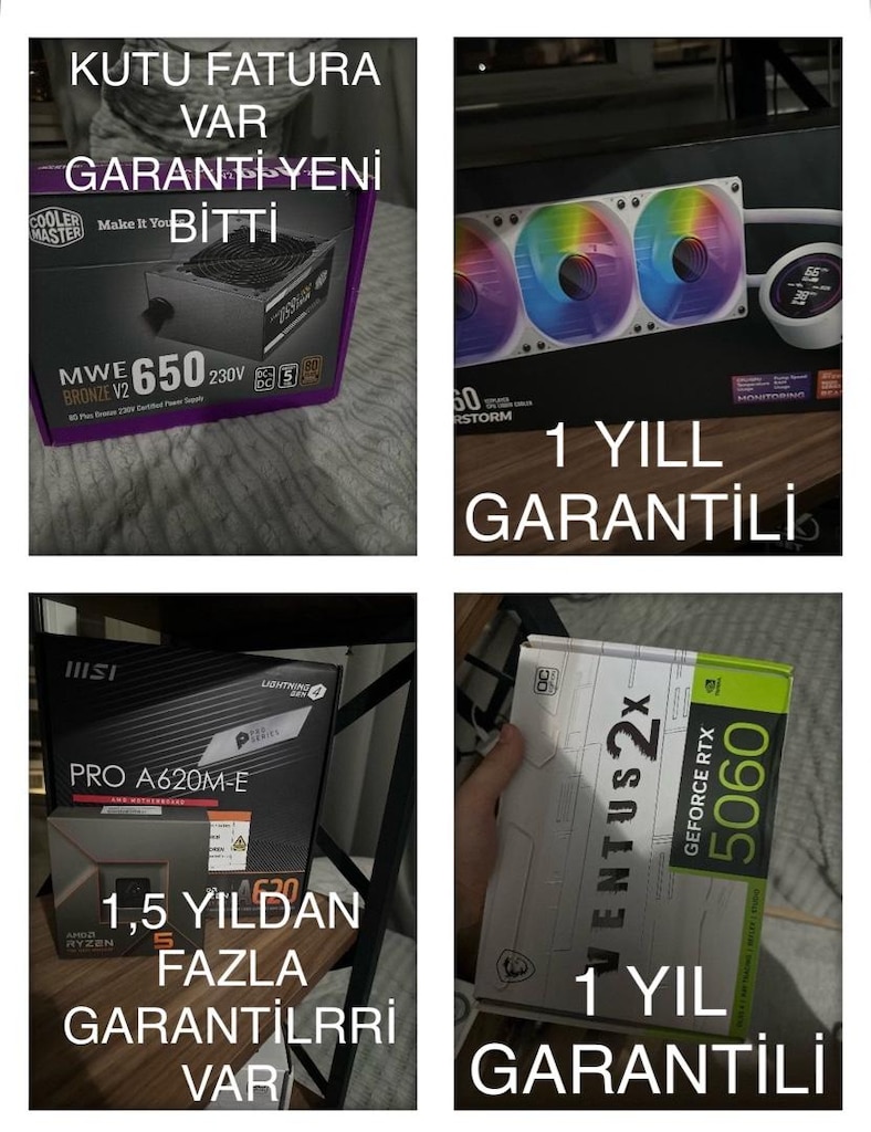 Full Beyaz DDR5 sistem - 3