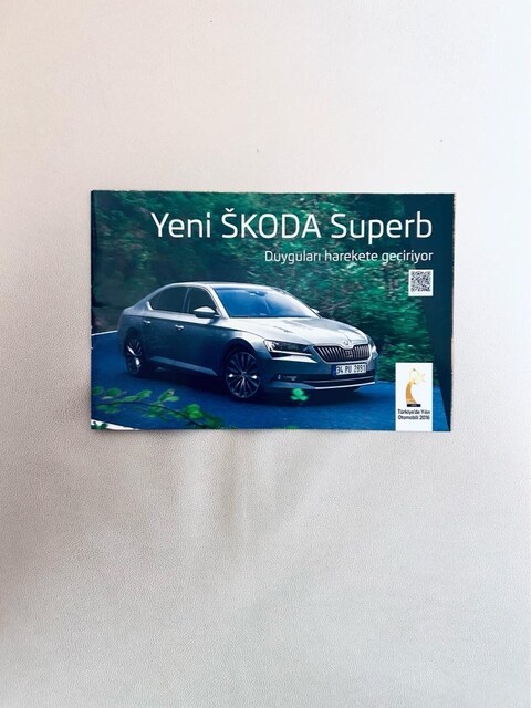 Skoda Superb broşür.