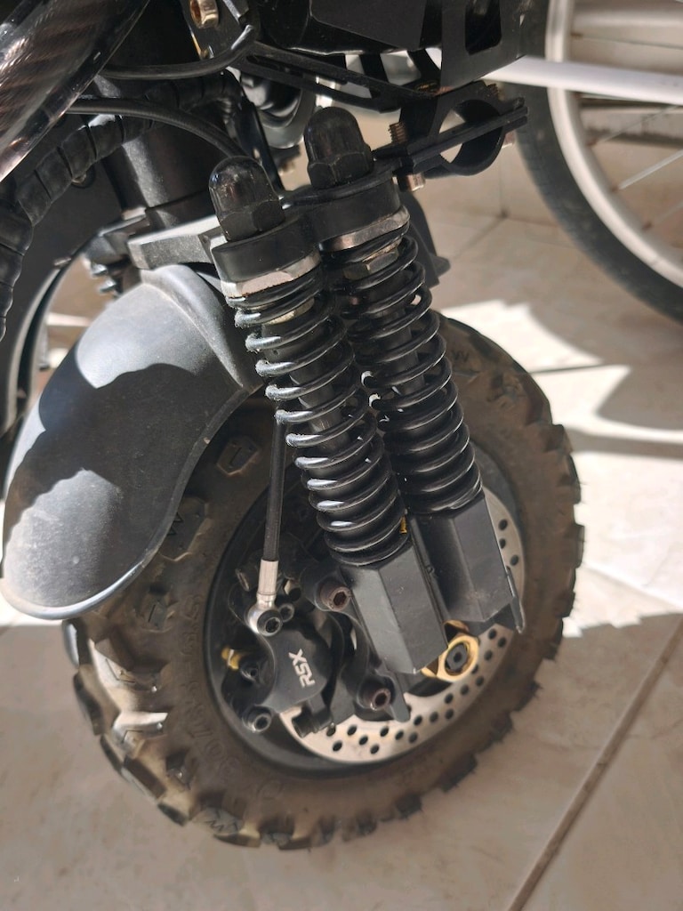 2000w çift çeker 80km/h scooter - 4