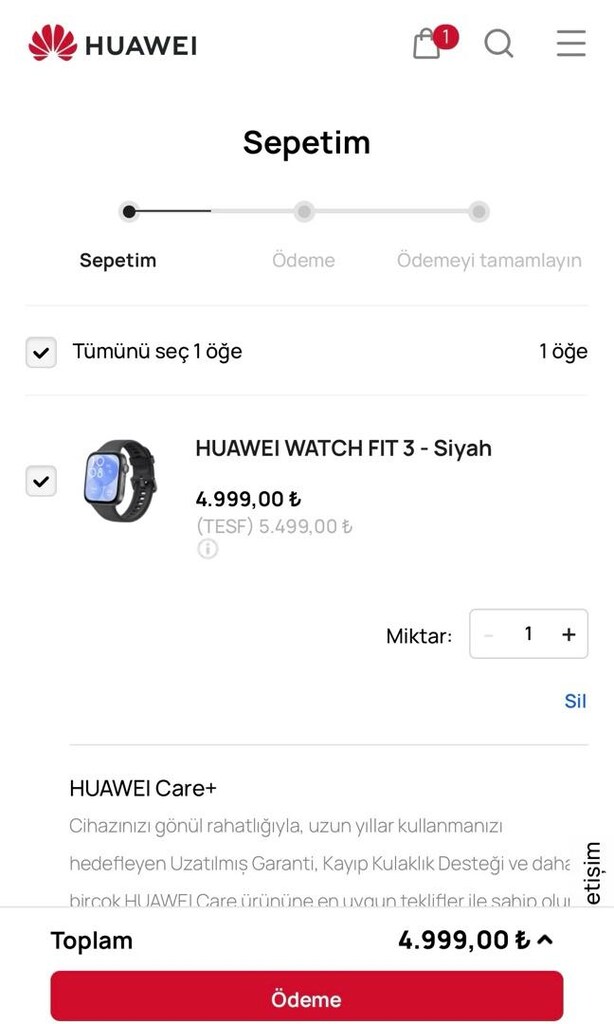 HUAWEİ WATCH FİT 3 AKILLI SAAT - 2