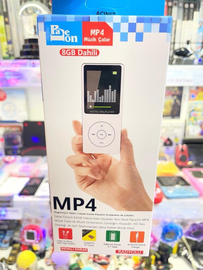 paleon 8 gb hafızalı 64 gb destekli bluetoothlu mp3 mp4 player - 2