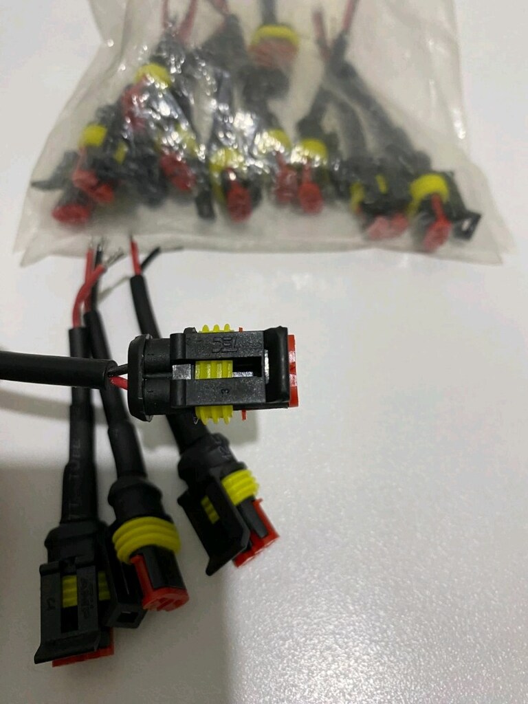 renkli renk erkek soket kablo uclari 14 adet seti - 3