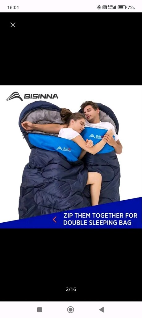Bisinna BSWOLF 2.3 KG Uyku Tulumu - 8