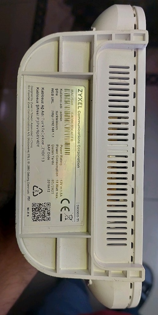 ZYXEL DX3300 WIFI6 VDSL/FIBER AX3000 SERİSINDEN - 3