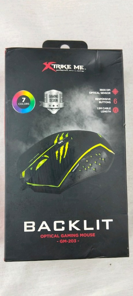 Sıfır XTRIKE ME GM-203 RGB Işıklı 3600 DPI Gaming Mouse - 3