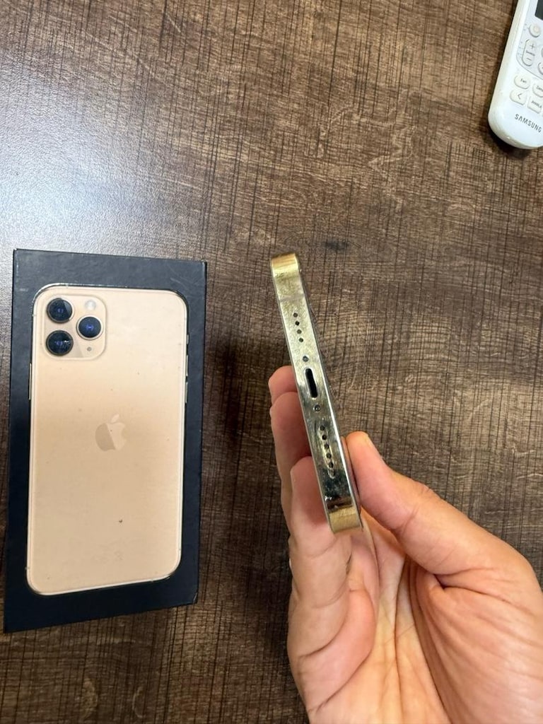 İPHONE 12 PRO MAX 128 GB GOLD YD PİL 100 EKRAN ORJİNAL - 10