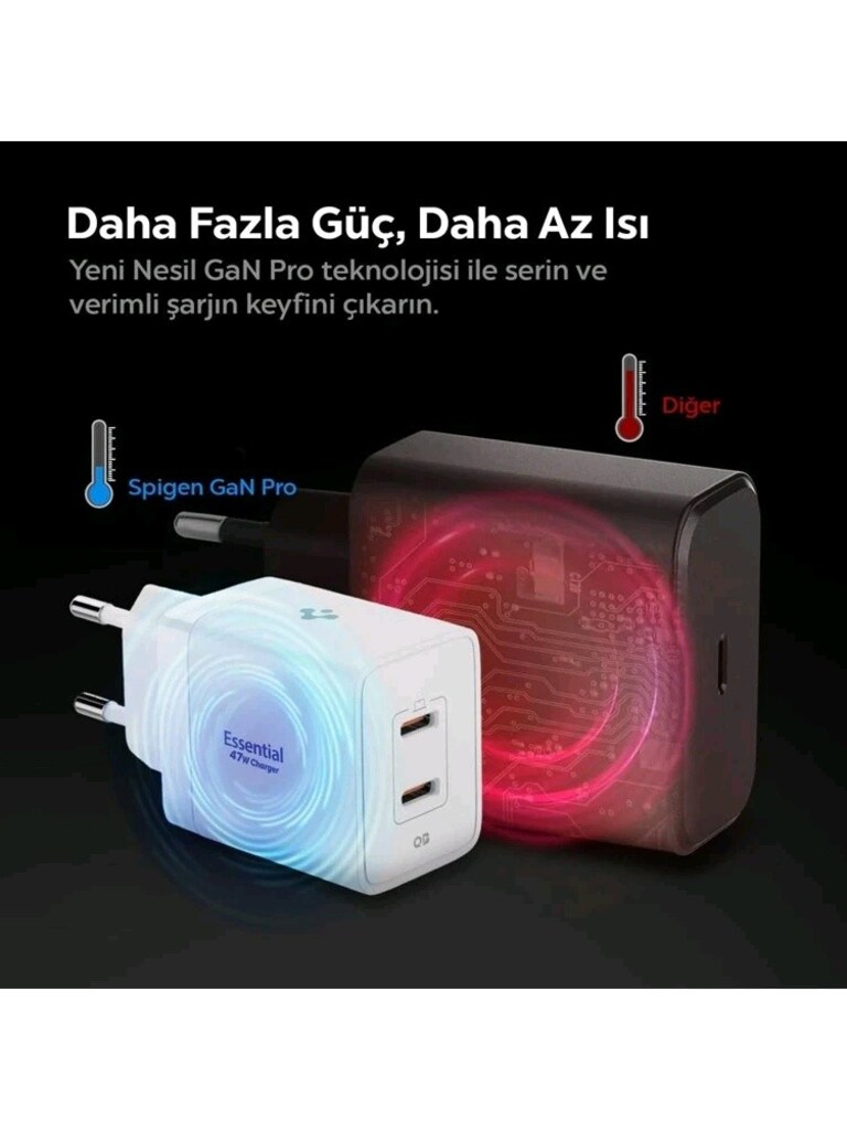 Spigen 47 W Type-C Hızlı Şarj Adaptörü - 2
