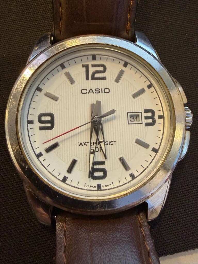 Casio Kol Saat Kahverengi Deri Kordon SON FİYAT - 6