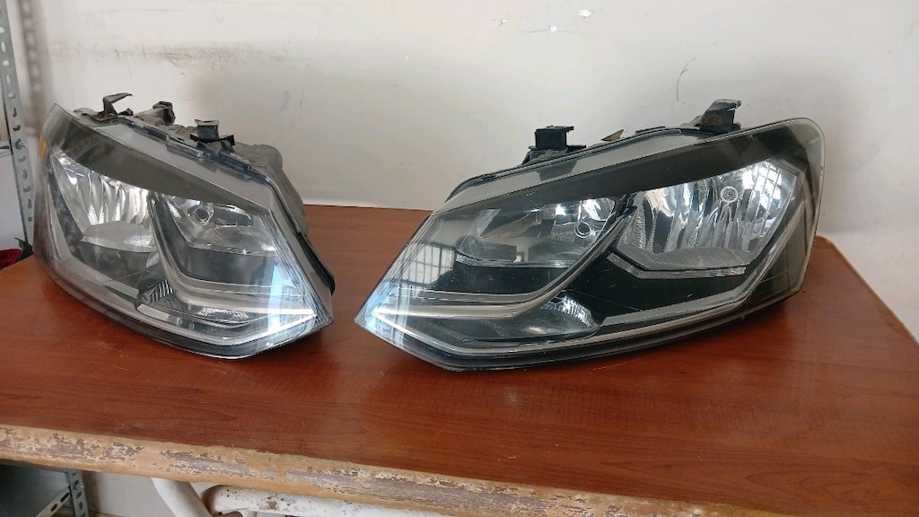 VW POLO MAKYAJLI SAĞ SOL FAR TAKIMI ORJİNAL ÇIKMA KARGO OLUR - 2