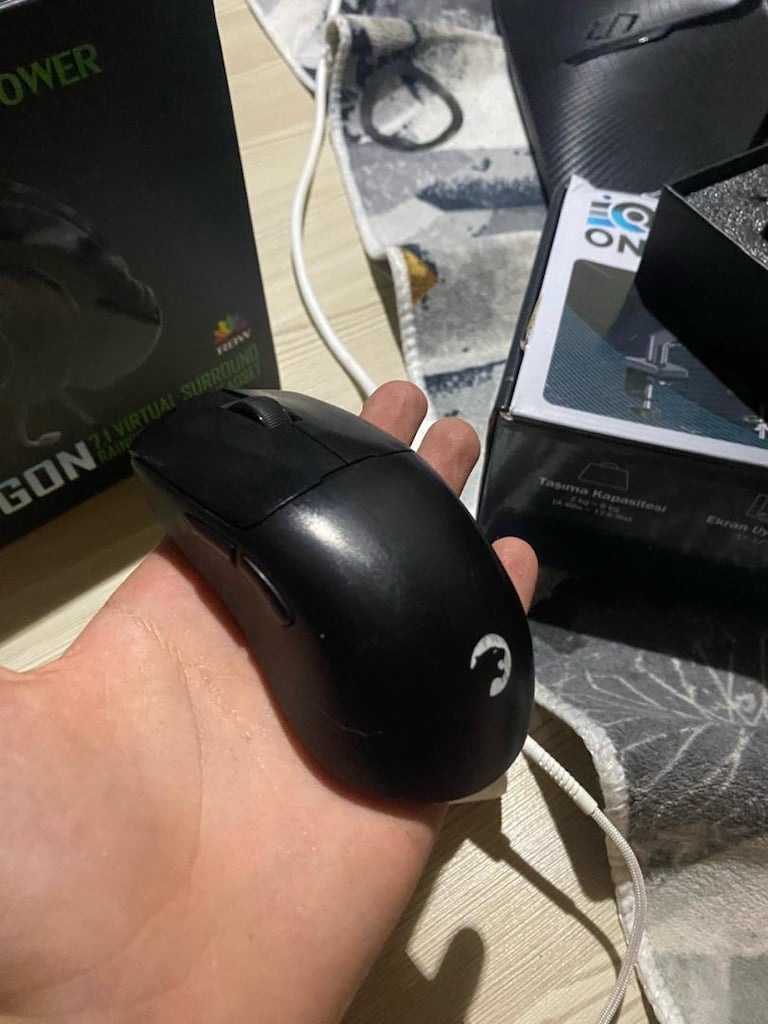 gaming oyuncu mouse ve kulaklık game - 7