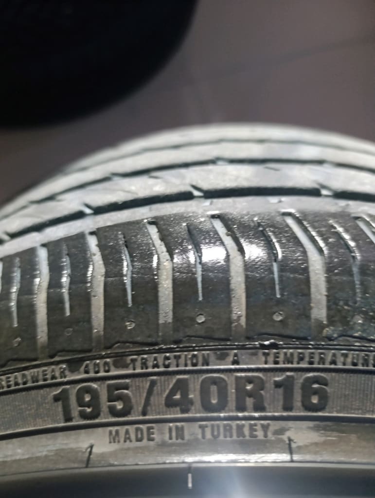 16 4x100 4x108 fm3 krom 9/10 jant lastik takımı - 6
