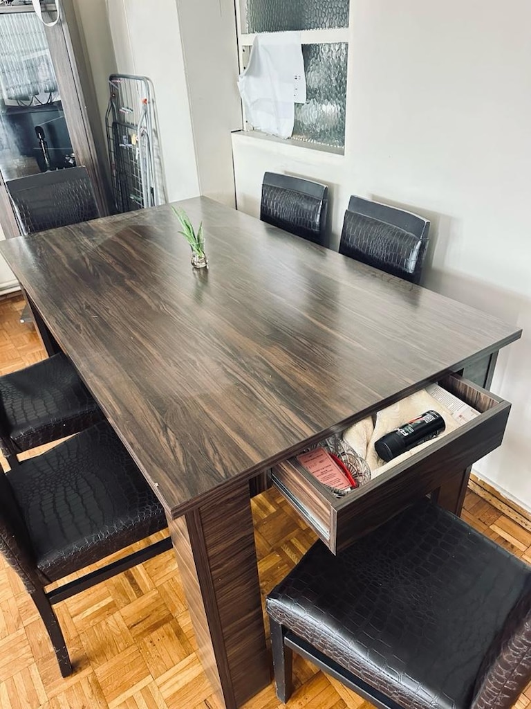 6 Kişilik mdf yemek masası + 6 sandalye - 4