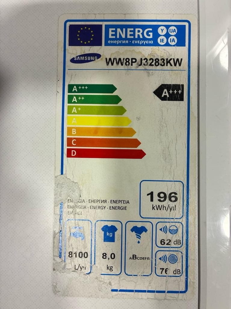 Sahibinden çalışır vaziyette 7kg kapasiteli Samsung çamaşır makinesi - 3