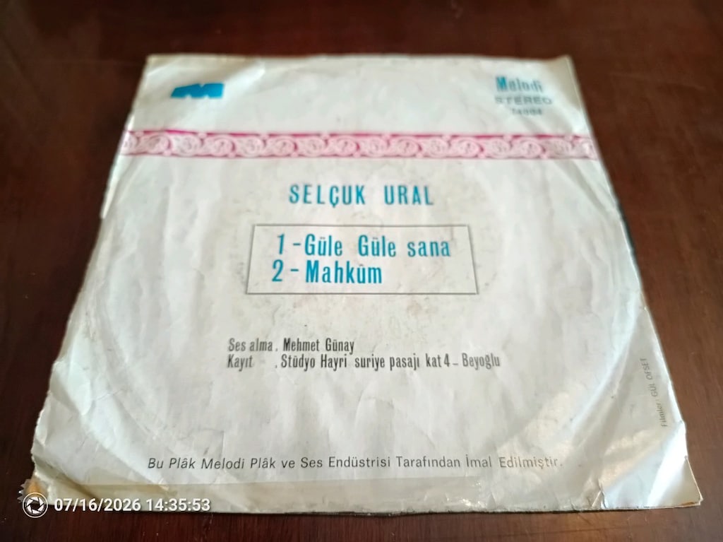 Selçuk Ural 45 lik plak - 2