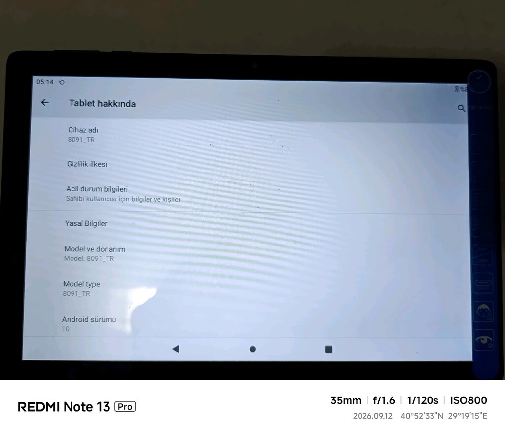 Alcatel tab 8091 - 4