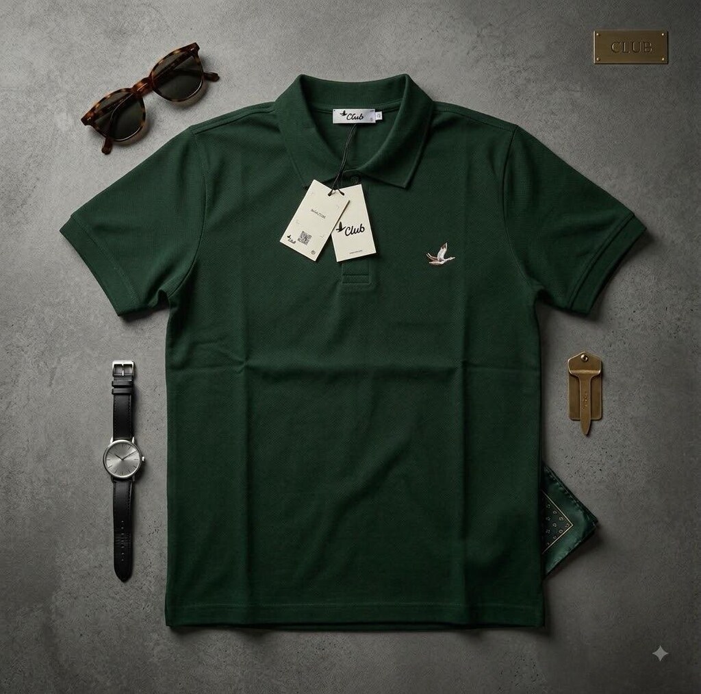 Lacivert Polo Yaka T-shirt — görsel 3/4
