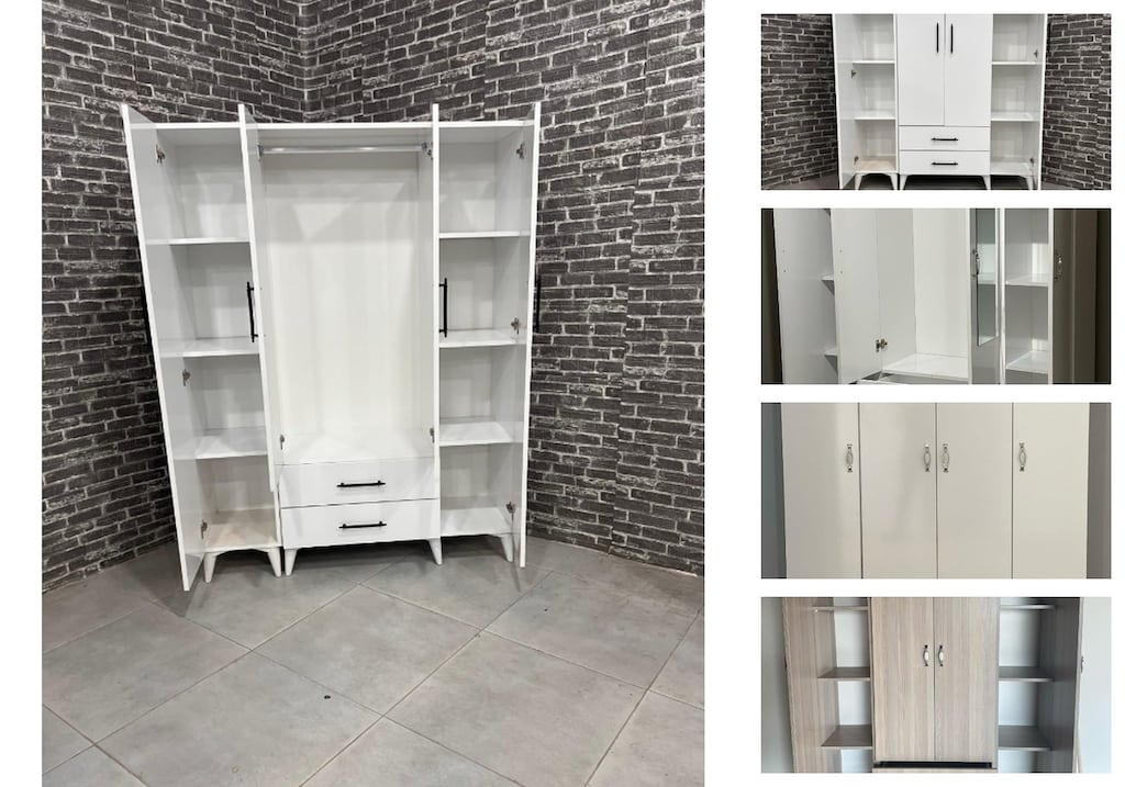 4 kapaklı elbise dolabı mhzodxvdga - 3