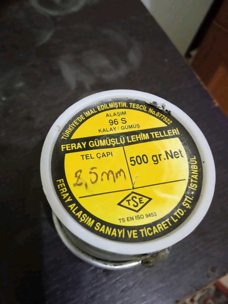 feray gümüşlü lehim teli 2.6mm - 3