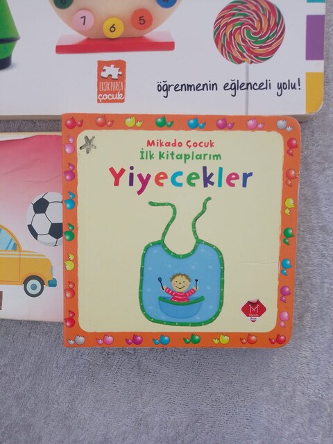 Çocuk Eğitim Kitapları 0-3 yaş (oyuncak hediyeli)