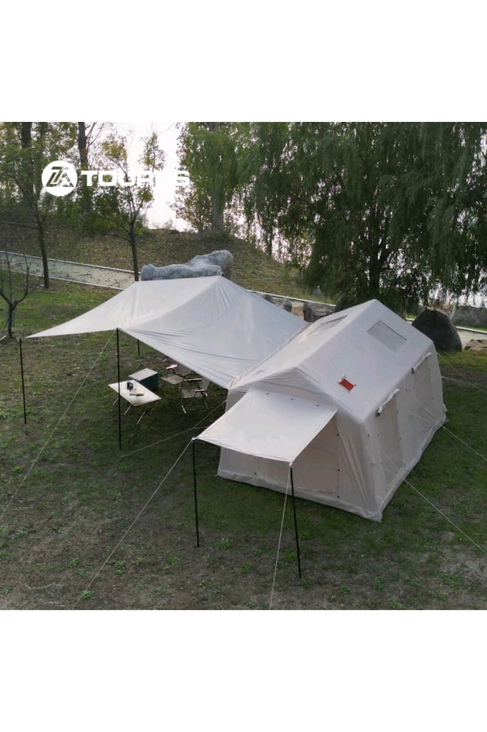 Campfit 4 Mevsim Şişme Kamp Çadırı ve Kamp Seti