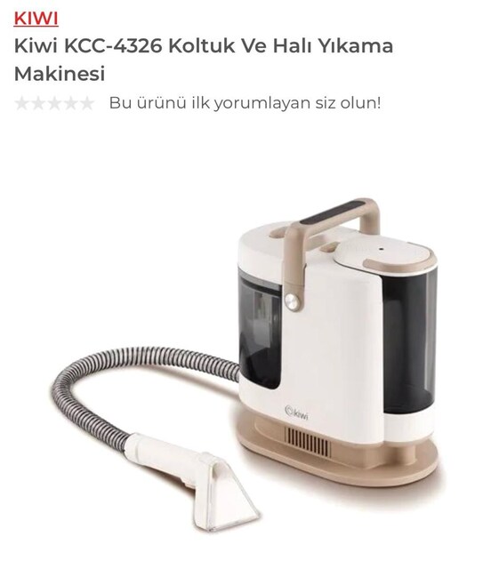 Kiwi kcc 4326 halı koltuk yıkama makinesi