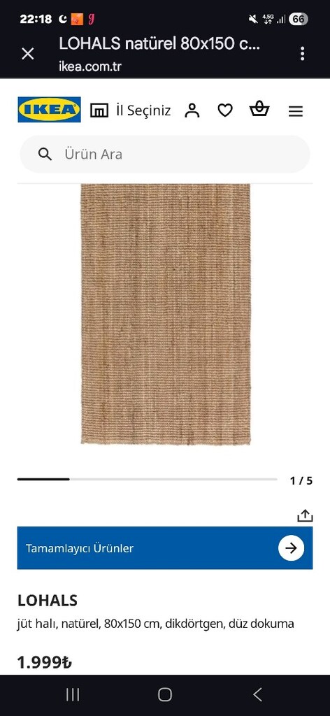 ıkea jut halı lohas - 3