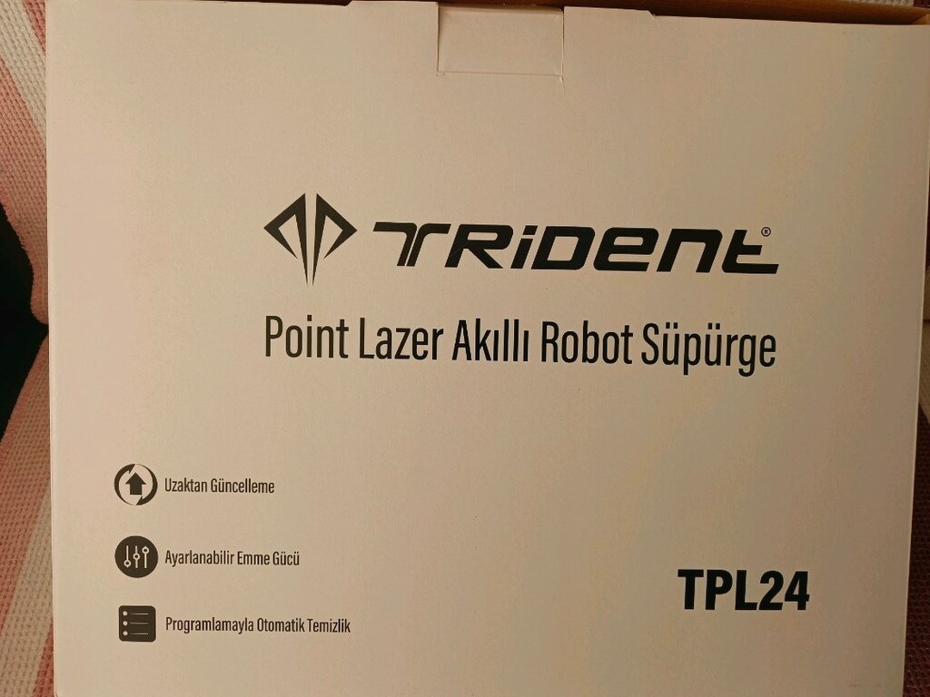 Trident TPL24 Robot Süpürge Az Kullanılmış Kutulu Faturalı - 2