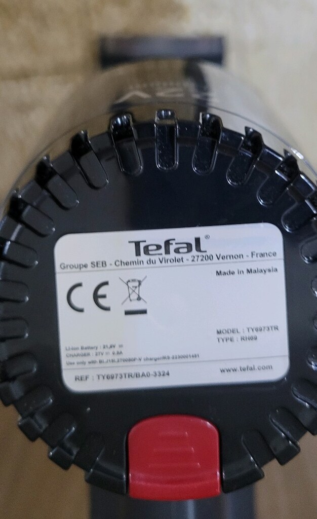 Garantili Tefal Şarjlı Süpürge – Katlanabilen, Az Kullanılmış - 6