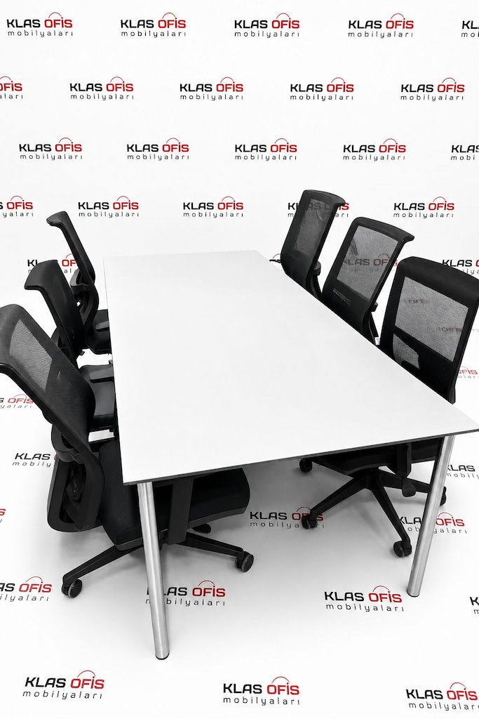 KLAS OFİS PENDİK 220x100 KOMPOZİT TOPLANTI MASASI İKİNCİ EL - 5