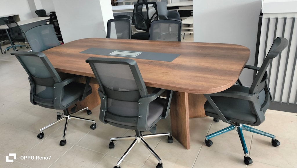 DEKOR BÜRO MOBİLYALARI 240X110 TOPLANTI MASASI SIFIR ÜRÜN - 2