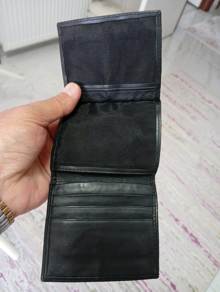 Genauine Leather YDS markalı, hakiki deri cüzdan. - 4