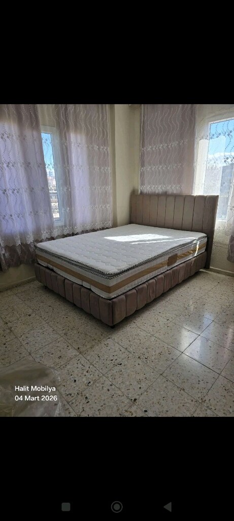 çift kişilik baza Başlık petli yatak takım sandıklı baza - 9
