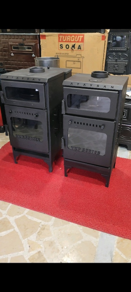 3 Tarafı camlı şömine fırınlı soba - 6