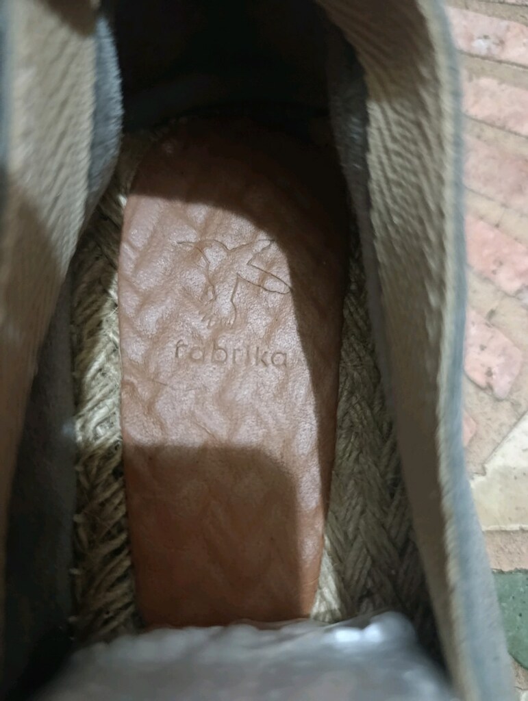Fabrica marka süet nubuk gri espadril erkek ayakkabı - 4
