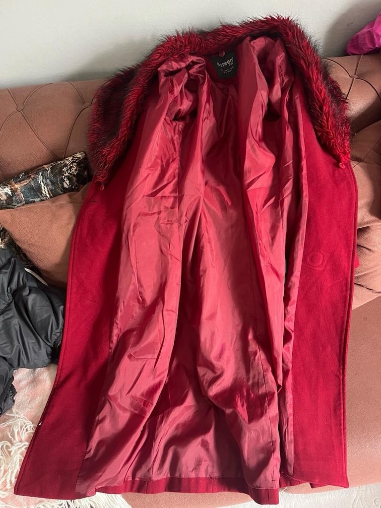sateen kürklü kaban - 2