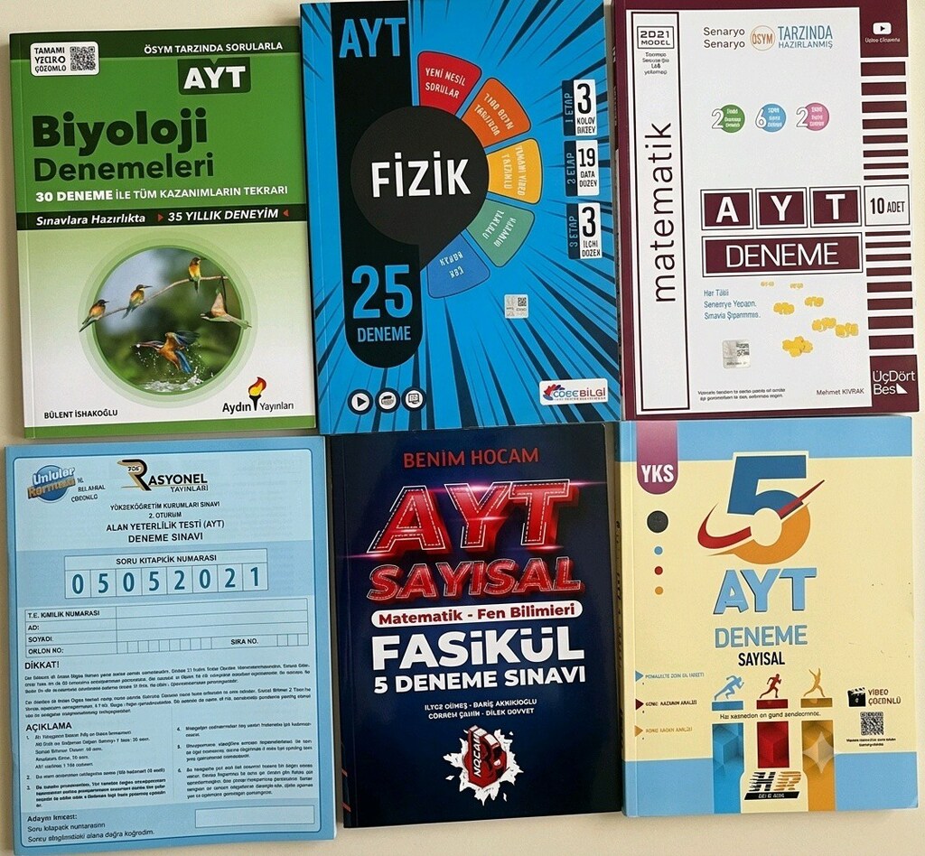 AYT --SAYISAL -- SORU BANKASI -- DENEMELER - 2