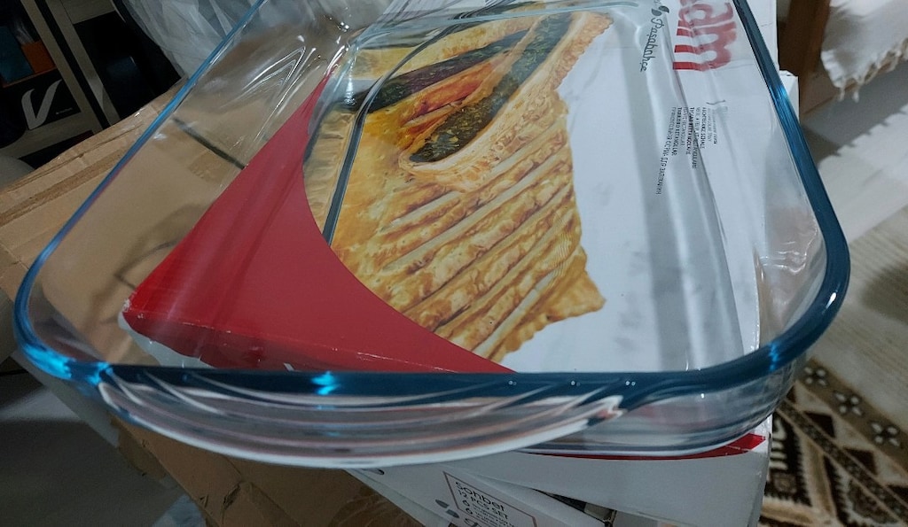 Sıfır Kutulu Paşabahçe Borcam Büyük Boy Dikdörtgen Tepsi (3850 cc) - 3