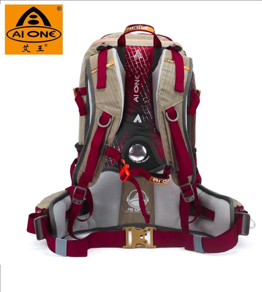 AIONE PROFESYONEL OUTDOOR SIRT ÇANTASI 30L = UNISEX (KAHVERENGİ) - 2