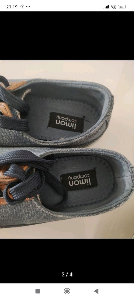 BOYNER LİMON MAVİ DENİM Sneakers Spor Ayakkabı Converse 34 polo - 4