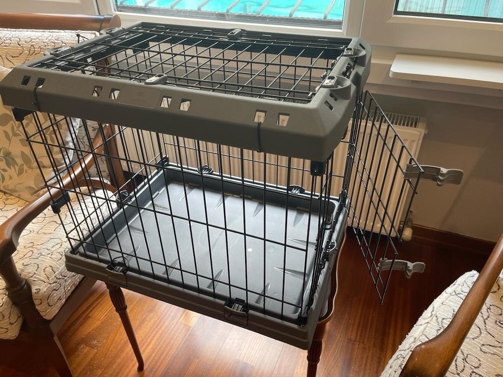 SIFIR TEKERLEKLİ METAL KÖPEK KAFESİ - 4