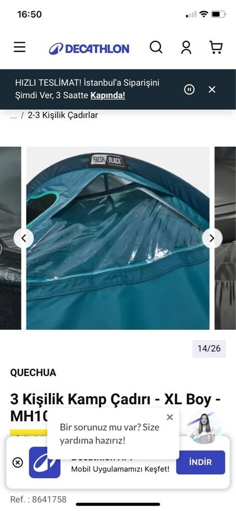 DECATHLON ÇADIRIM SATILIK - 13