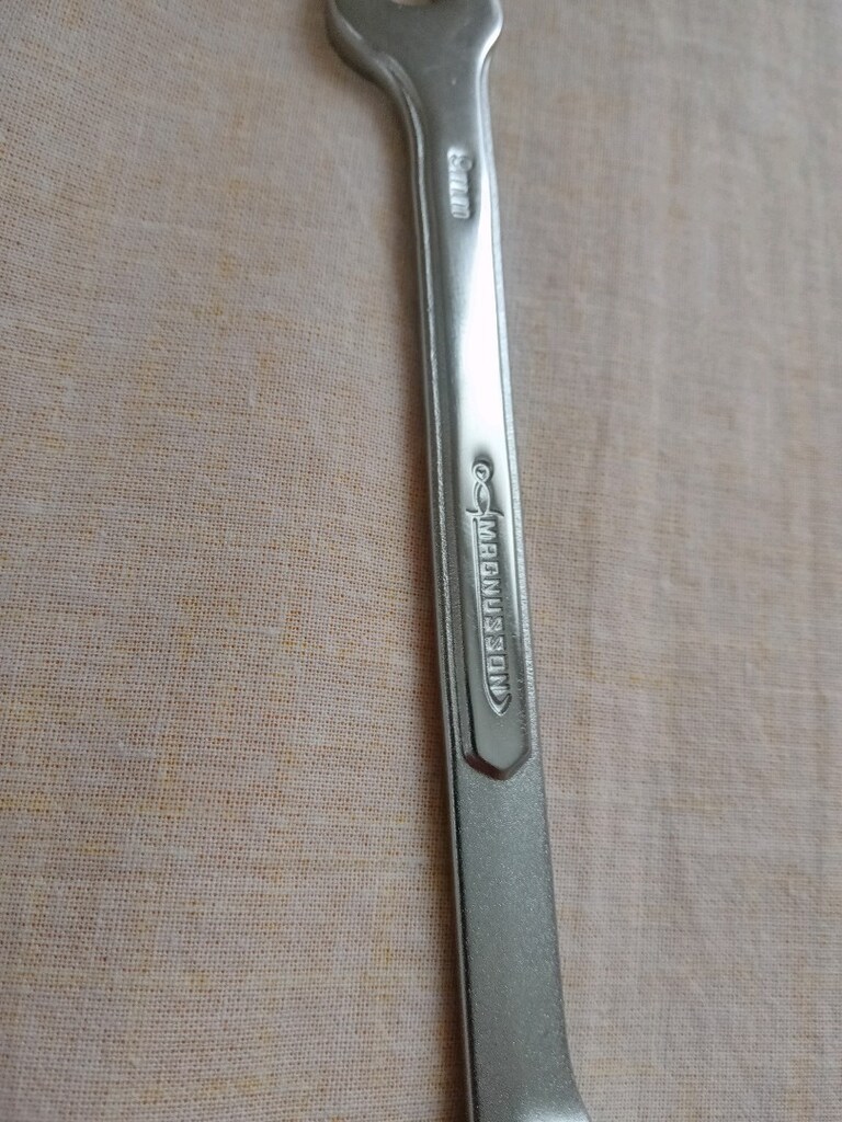Chrome vanadium çift taraflı 9 mm anahtar - 2