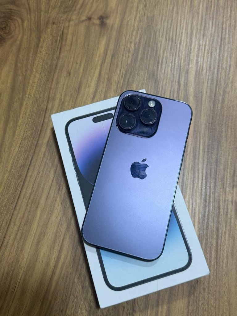 İPHONE 14 PRO 256 GB DERİN MOR YURTİÇİ HERŞEYİ ORJİNAL DEĞİŞENSİZ PİL - 2