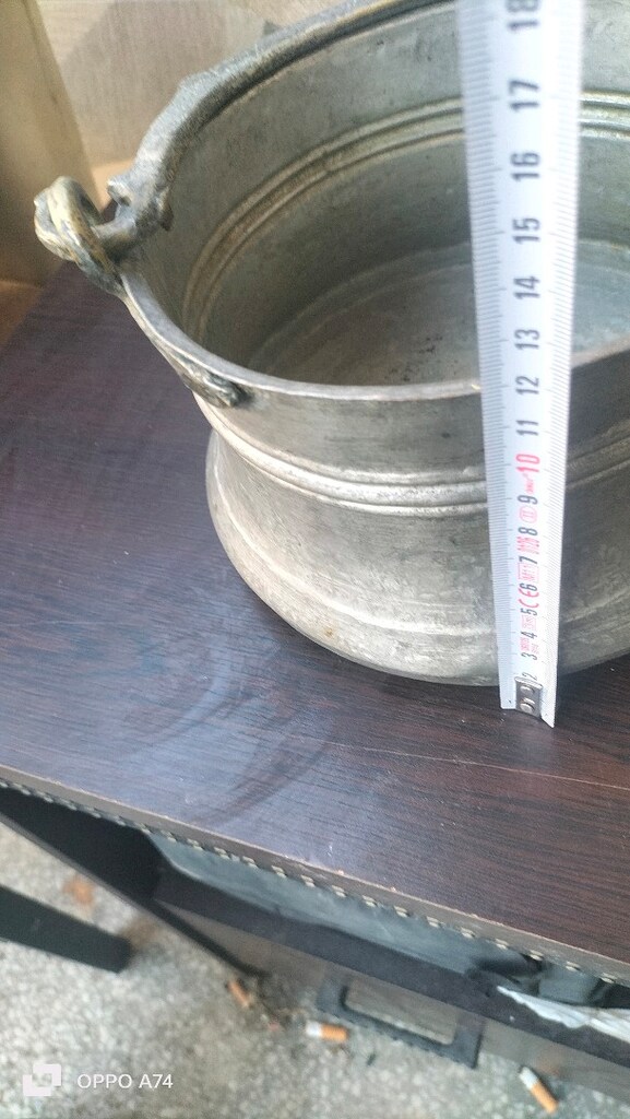 Antika Bakır Süt Kazanı - 3